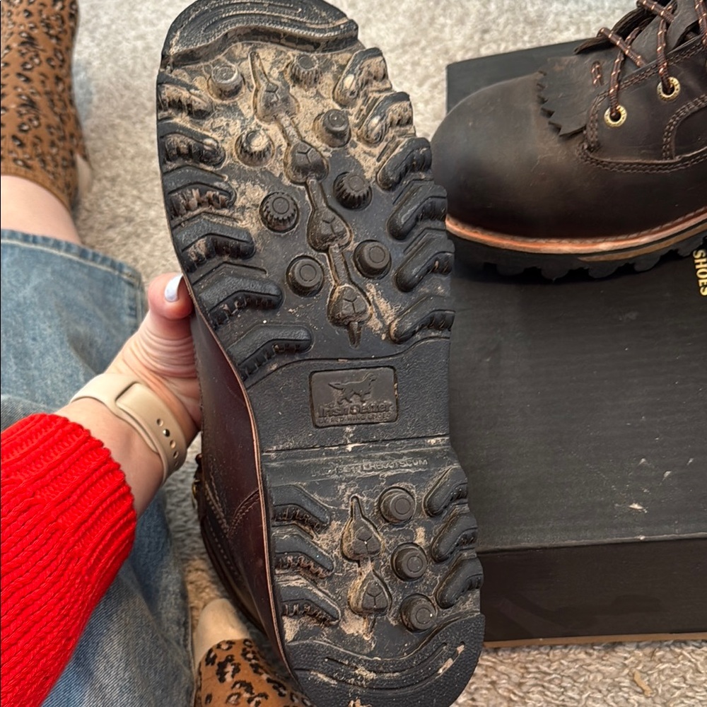 Irish Setter Trail Blazers Brown High-Top Boots - Picture 5 of 7